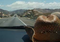 Die Berge hinter San Diego